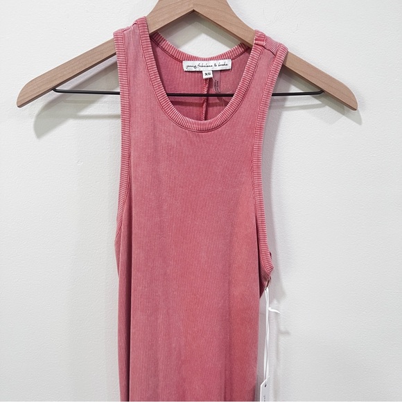 NWT Young Broke and Fabulous Robbie Tank Dress in xsmall, ribbed, tank, midi - Picture 3 of 9